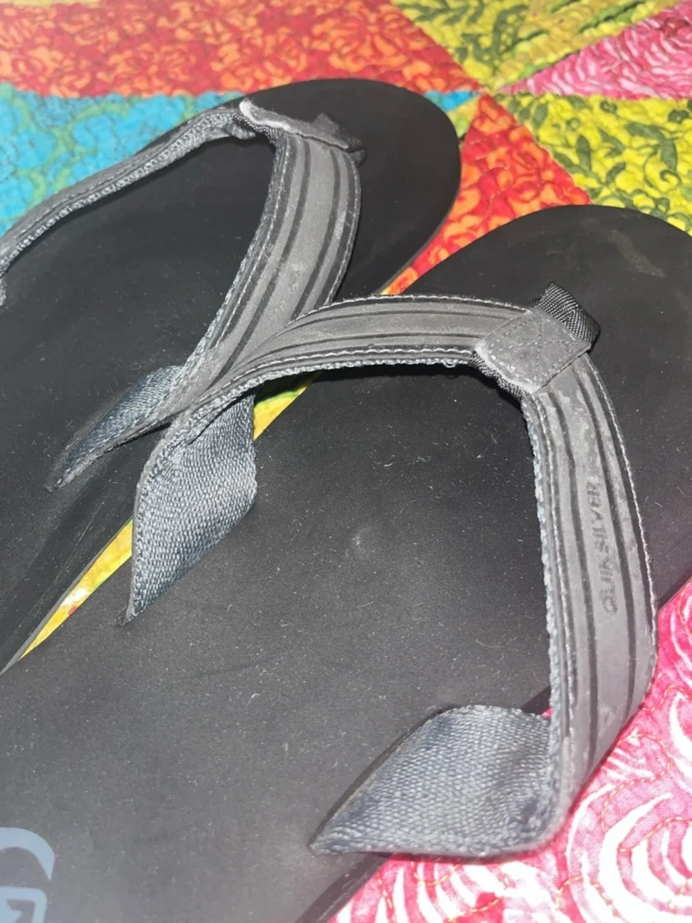Quiksilver Black Men's Thong Sandals